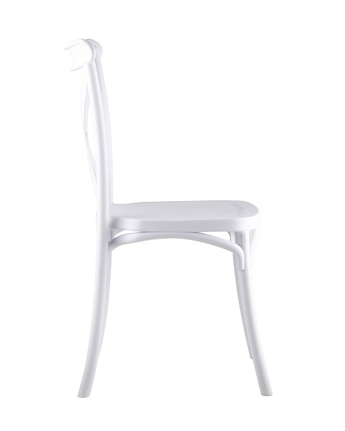 Кухонный стул Stool Group Кроссбэк пластиковый белый Y030 white изображение 4 Кухонный стул Stool Group Кроссбэк пластиковый белый Y030 white Фото № 4