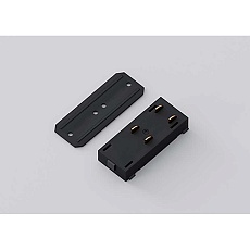 Прямой соединитель Luminotti для трековой системы SLIMLINE L.200.2.BK