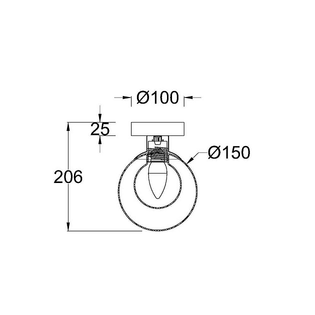 Настенный светильник Maytoni Basic form MOD521WL-01G1 фото 6