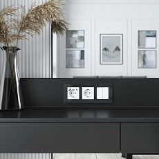 Рамка Werkel Elite на 3 поста черный W0032448 4690389196225 1