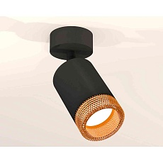 Комплект накладного светильника Ambrella light Techno Spot XM6313005 SBK/CF черный песок/кофе (A2210, C6313, N6154) 1