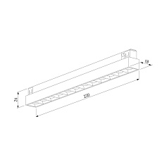 Трековый светильник 10W 4000K никель Elektrostandard 85528/01_система Лайн a072705 5