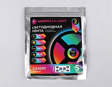 Светодиодная лента Ambrella Light 13W/m 90LED/m 5050+2835SMD RGB+белый 5M GS4501 3