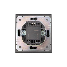 Выключатель STRONG 2 кл для жалюзи возвратный 10А с/у графит KRANZ KR-78-0711-6 5