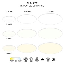 Потолочный светильник Mantra SLIM CCT 8690 5