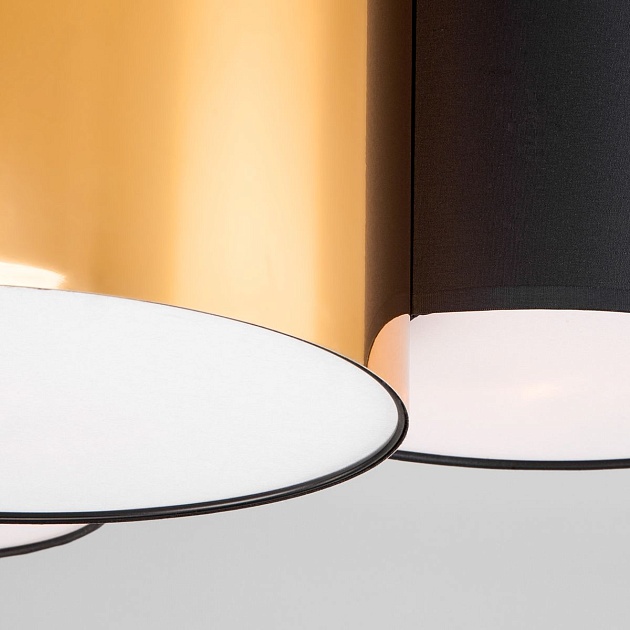 Потолочный светильник TK Lighting 3446 Mona Black/Gold Фото № 5