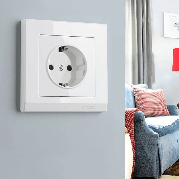 Розетка с заземлением Werkel белый W1171001 4690389155116 изображение 14 Розетка с заземлением Werkel белый W1171001 4690389155116 Фото № 14