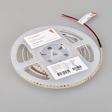 Светодиодная лента Arlight 15W/m 160LED/m 2835SMD теплый белый 5M RT-A160-5mm 24V Warm3000 037813 2