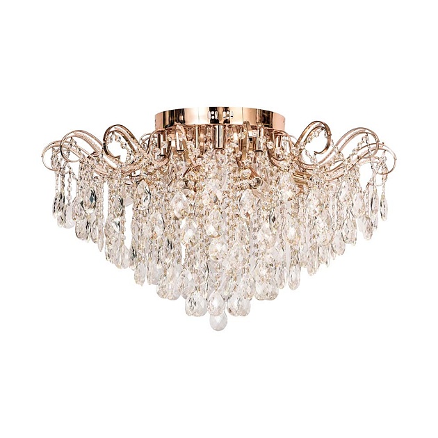 Потолочная люстра ЭкономСвет 29630/16FGD WT Фото № 1