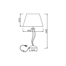 Настольная лампа Vele Luce Olimpia VL1764N01 2