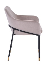 Кухонный стул Stool Group Сандра велюр шампань DC-09022 HLR-08 2