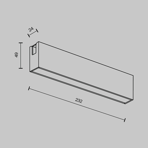 Трековый светильник Maytoni Technical TR151-1-12W3K-PT изображение 3 Трековый светильник Maytoni Technical TR151-1-12W3K-PT Фото № 3