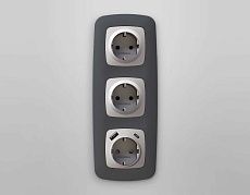 Лицевая панель розетки AMBRELLA VOLT OP4100 2
