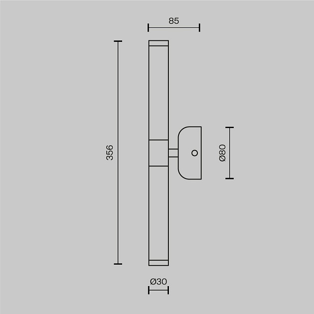 Настенный светильник Maytoni Modern Axis MOD106WL-L10G3K Фото № 3