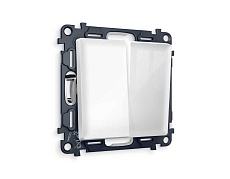 Комплект механизма 2-кл выключателя AMBRELLA VOLT ALFA Белый глянец QUANT (AP1030, VM115)