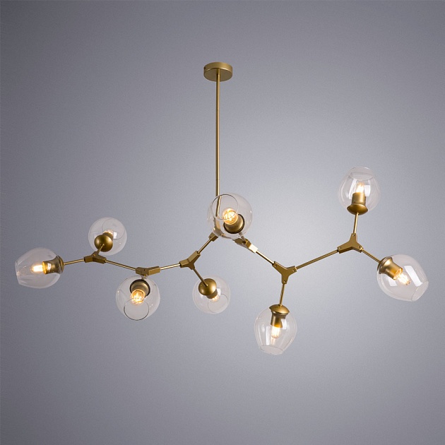 Подвесная люстра Arte Lamp Yuka A4103SP-8GO изображение 4 Подвесная люстра Arte Lamp Yuka A4103SP-8GO Фото № 4