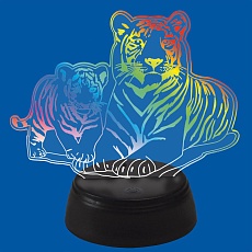 Светодиодная фигура Uniel ULI-M508 RGB/3AA Tiger Family/Black UL-00008403 2