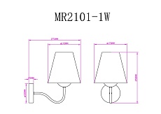 Бра MyFar Charlotte MR2101-1W 1