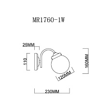 Бра MyFar Easy MR1760-1W 1