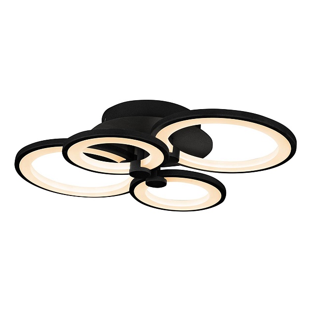 Потолочная светодиодная люстра iLedex Ring A001/4 MBK изображение 4 Потолочная светодиодная люстра iLedex Ring A001/4 MBK Фото № 4