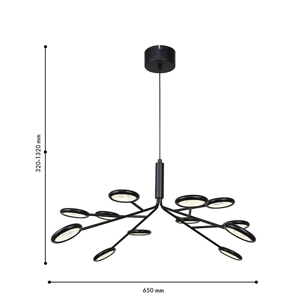 Подвесная светодиодная люстра F-Promo Mugs 4252-12P изображение 3 Подвесная светодиодная люстра F-Promo Mugs 4252-12P Фото № 3