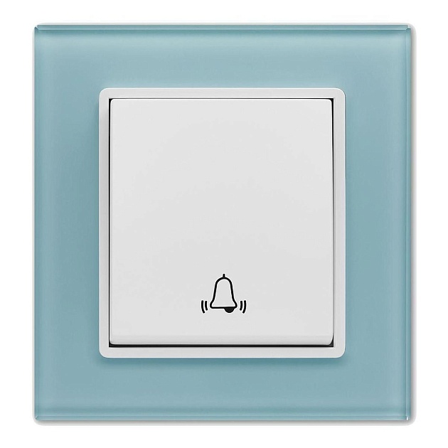 Выключатель Звонок Vesta-Electric Exclusive Blue голубой FVK050311SIN изображение 1 Выключатель Звонок Vesta-Electric Exclusive Blue голубой FVK050311SIN Фото № 1