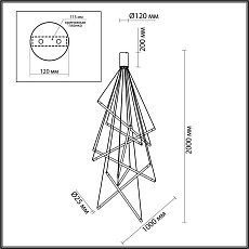 Подвесной светодиодный светильник Odeon Light Sparky 4369/80L 4