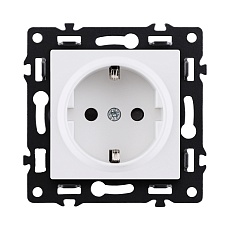 Розетка штепсельная SCHUKO 16A/250 В, белый Kollinger Asthetik AS-014WH