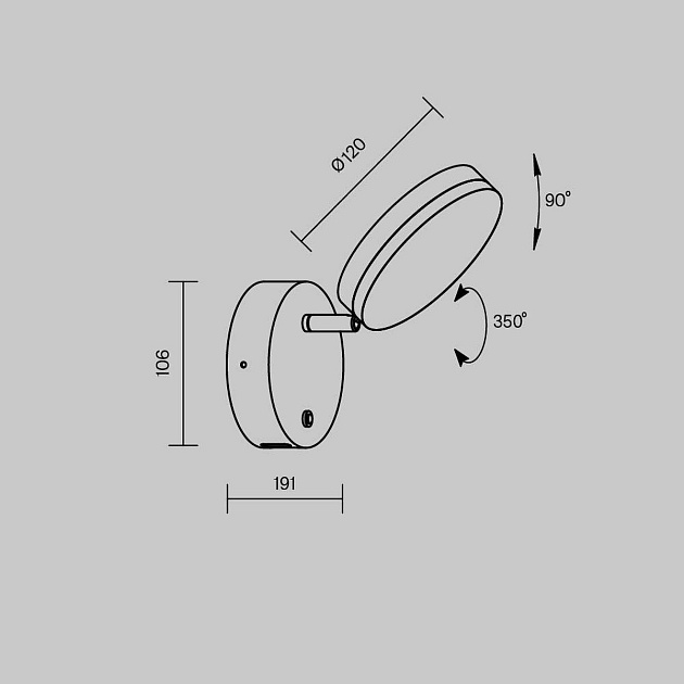 Светодиодный спот Maytoni Fad MOD070WL-L8W3K Фото № 2