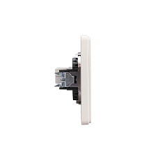 Розетка ROUND компьютерная RJ45 кат6 с/у перламутр KRANZ KR-78-0724-1 4