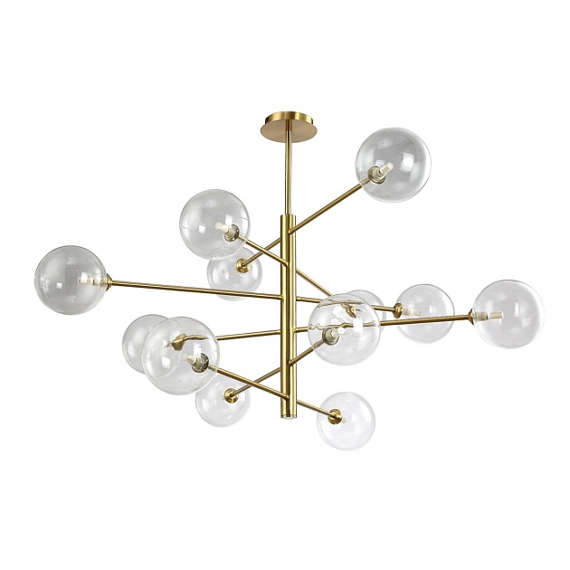 Подвесная люстра Crystal Lux Marzo SP12 Bronze/Transparente Фото № 1