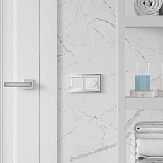 Рамка Werkel Baguette на 2 поста белый/серебро W0022850 4690389185755 3