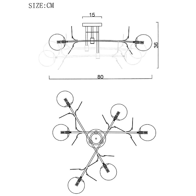 Потолочная люстра Imperium Loft Matisse 194949-23 Фото № 2