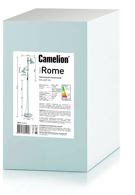 Торшер Camelion KD-432F C01 14552 изображение 3 Торшер Camelion KD-432F C01 14552 Фото № 3