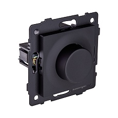 Светорегулятор для светодиодных ламп, проходной, 500W, черный матовый Kollinger REA-048BM для Aspekt, Eleganz, Reflex 1