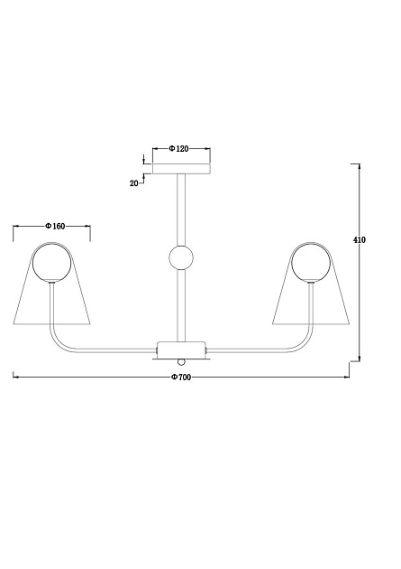Потолочная люстра Freya Doublety FR5382PL-05BS Фото № 2
