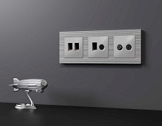 Лицевая панель AMBRELLA VOLT ALFA AP4121 1