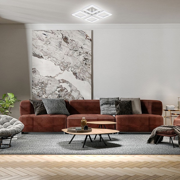 Потолочная светодиодная люстра Escada Aquarius 10287/4LED Фото № 2