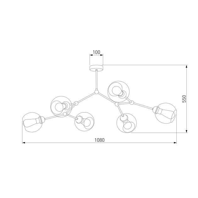 Подвесная люстра TK Lighting 2731 Fairy Фото № 2