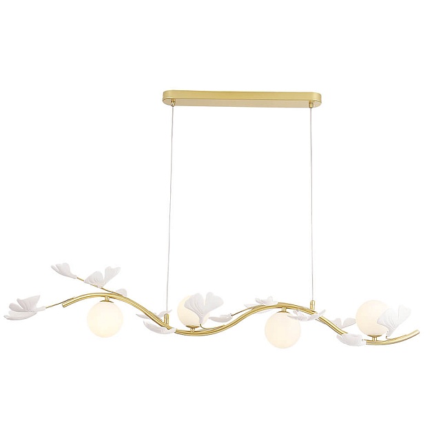 Подвесная люстра Crystal Lux Colibri SP4 Gold изображение 4 Подвесная люстра Crystal Lux Colibri SP4 Gold Фото № 4