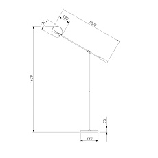 Торшер Eurosvet Grazia 01142/1 золото 1