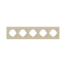 Рамка 5-постовая, золотой Kollinger Eleganz Acryl EA5GD