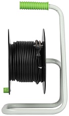 Удлинитель силовой ЭРА GREEN LINE KAT-2x1-20m Greenline на катушке пластик 4 розетки без заземления 20м ПВС 2x1мм2 Б0064997 1