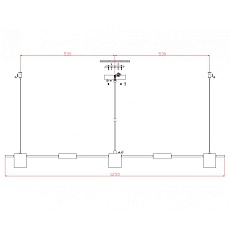 Подвесная светодиодная люстра Kink Light Карин 07624-5,02 1