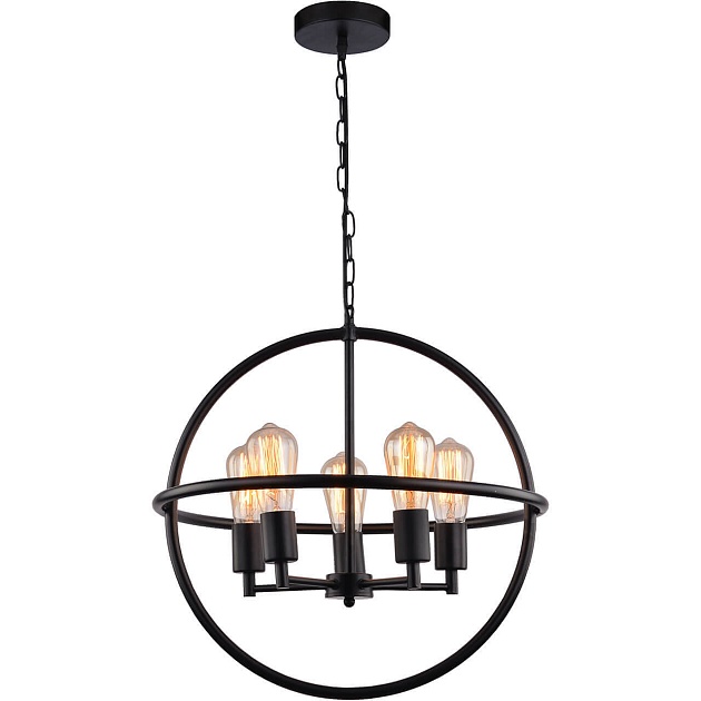 Подвесная люстра Toplight Alayna TL1188H-05BK изображение 1 Подвесная люстра Toplight Alayna TL1188H-05BK Фото № 1