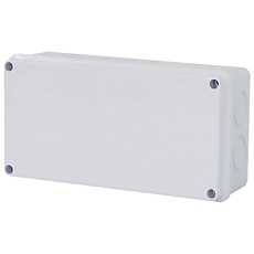 Коробка разветвительная Stekker EBX31-04-65, 200*100*70 мм, 8 выбивных отверстий, IP65, светло-серая 39560