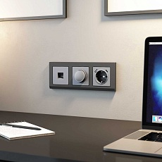 Розетка Werkel серебряный матовый W1171765 4690389195600 5