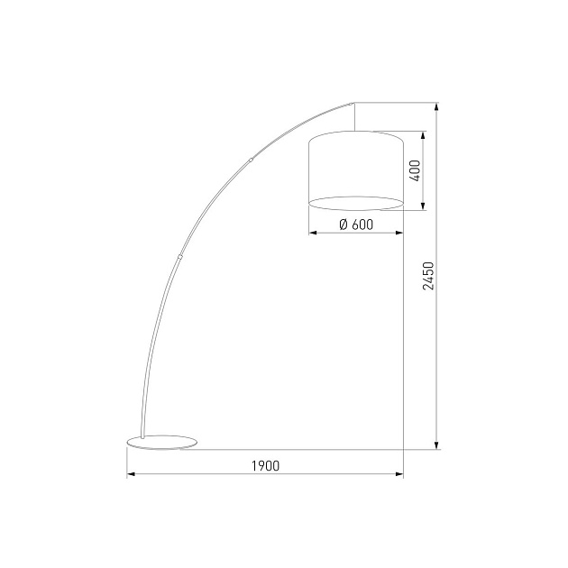 Торшер TK Lighting 5485 Moby Black изображение 2 Торшер TK Lighting 5485 Moby Black Фото № 2