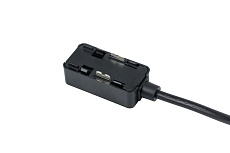 Токоподвод SLIM 48V, черный ВОСХОД ELSL.LE.SW