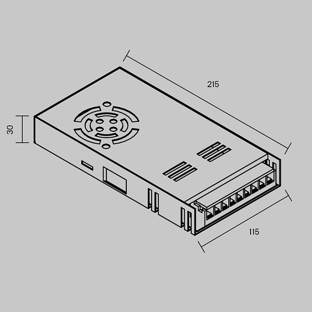 Блок питания Maytoni Led Strip 811014 изображение 2 Блок питания Maytoni Led Strip 811014 Фото № 2